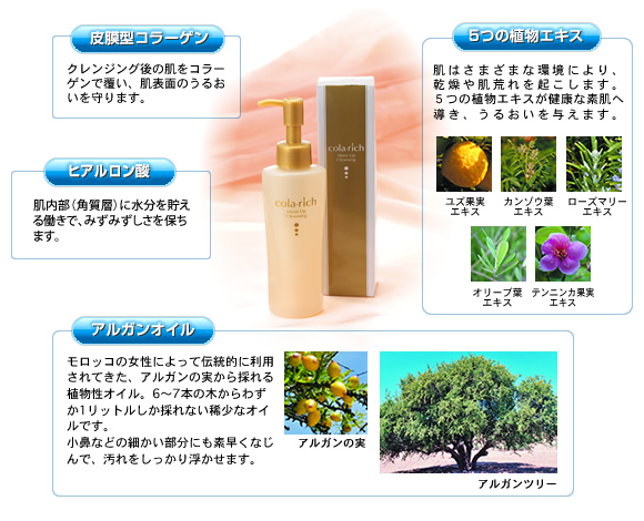 モイストアップクレンジング 4つの特長